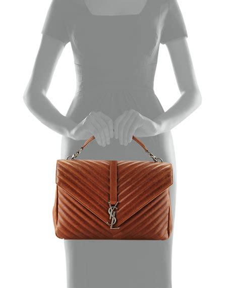 cognac ysl bag|WOMEN'S Y BAG .